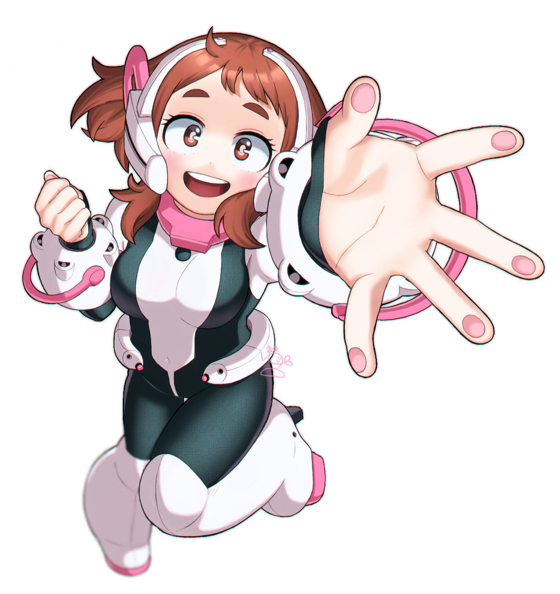 This is a pixiv picture whose title is お茶子.