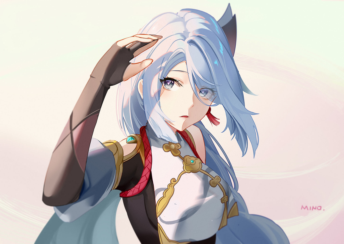 This is a pixiv picture whose title is 练习练习.