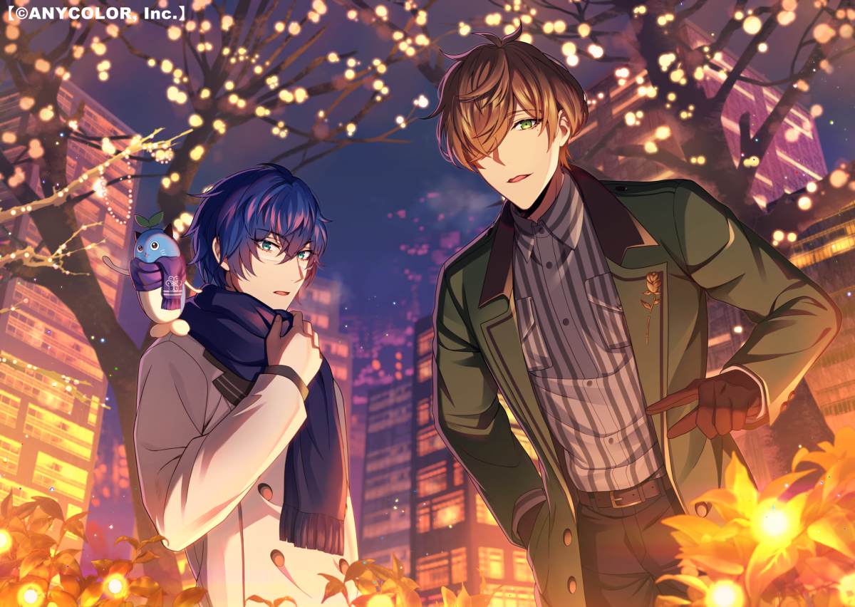 This is a pixiv picture whose title is 【お仕事】にじさんじ12月季節ボイスVol.2.