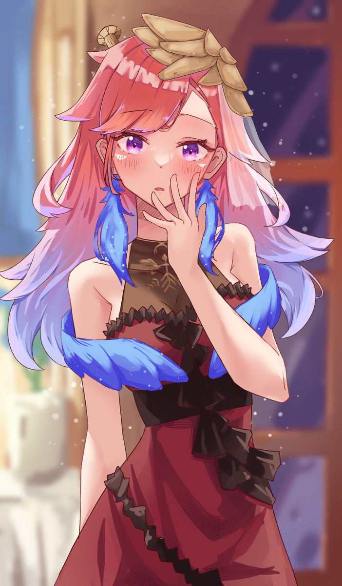 This is a pixiv picture whose title is Kiawa in a dress.