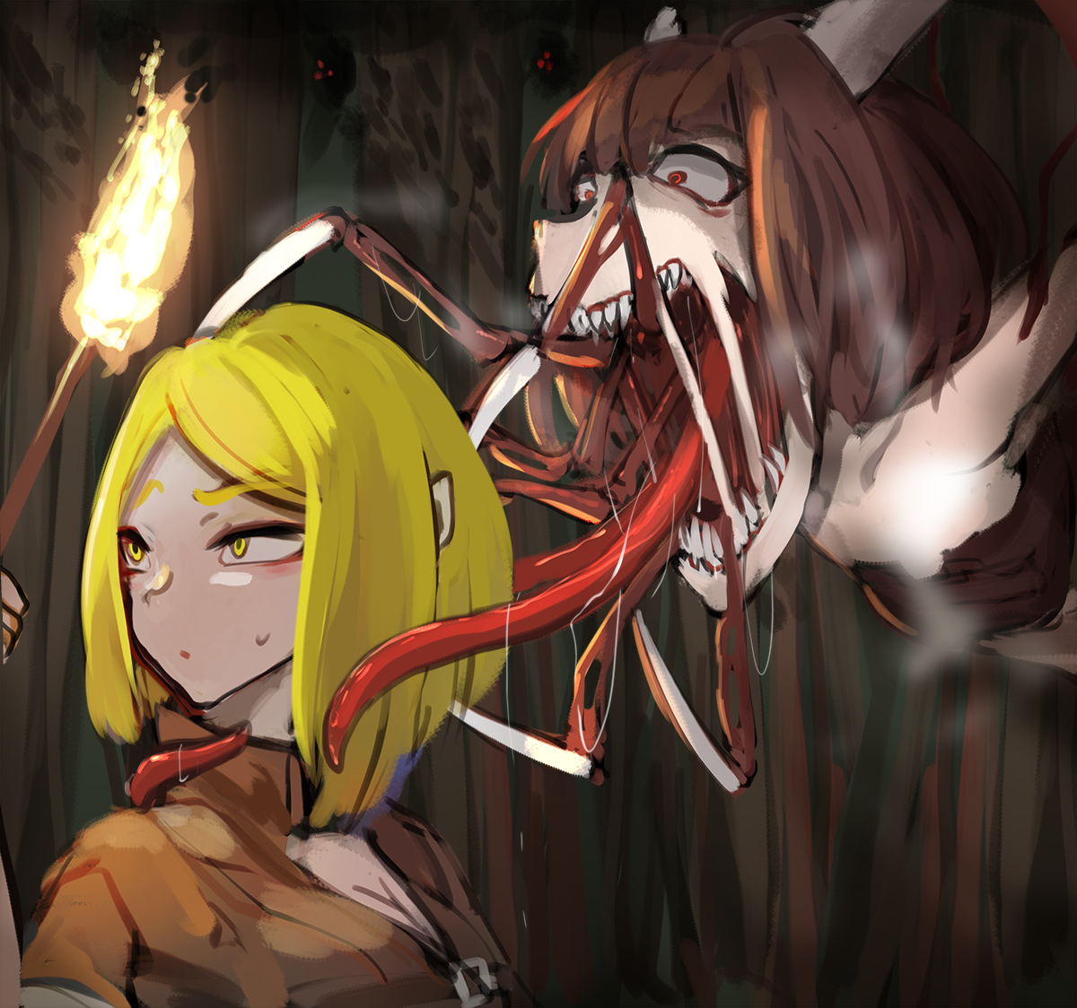 This is a pixiv picture whose title is キリタン６：Hunt.