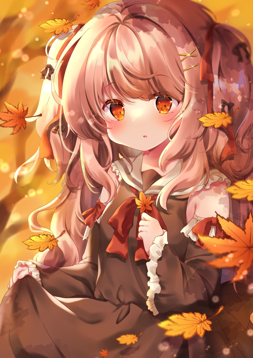 This is a pixiv picture whose title is 秋.