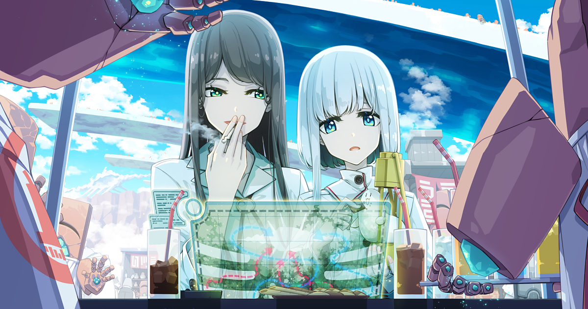 This is a pixiv picture whose title is 目的地.