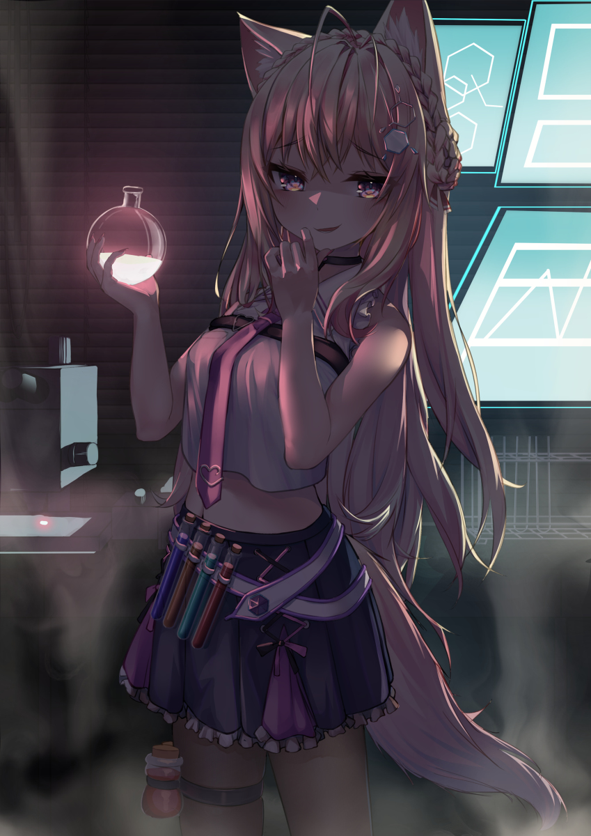 This is a pixiv picture whose title is こより博士.