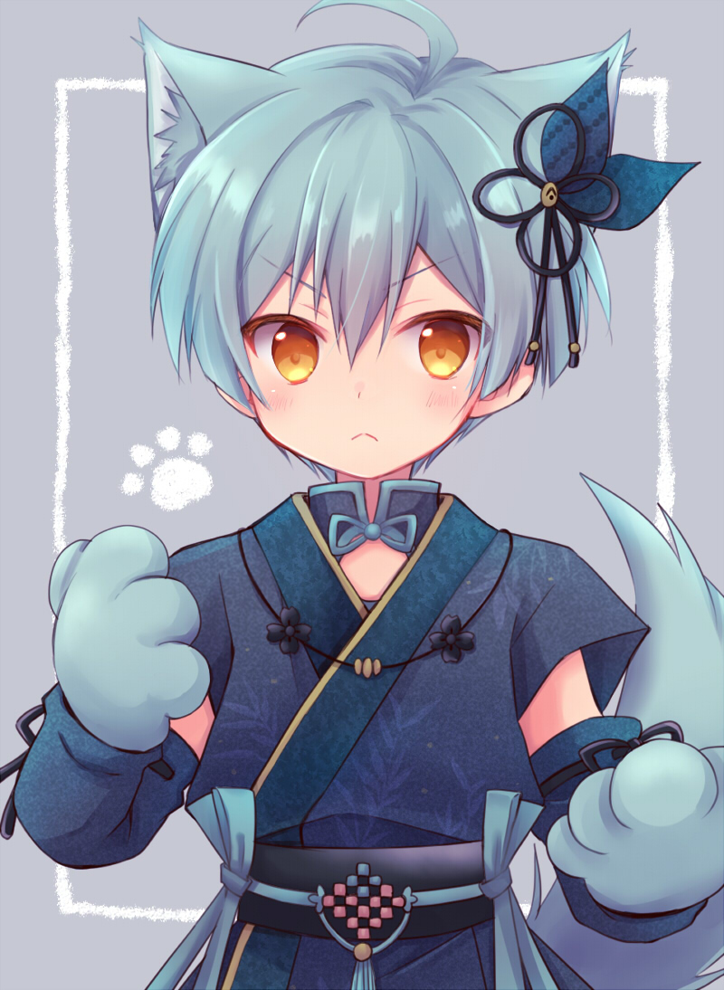 This is a pixiv picture whose title is 猫耳いすみん！.