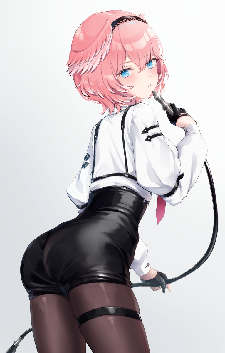 This is a pixiv picture whose title is どこ見てるんですか….