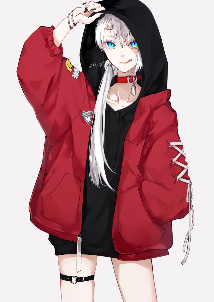 This is a pixiv picture whose title is パーカー.