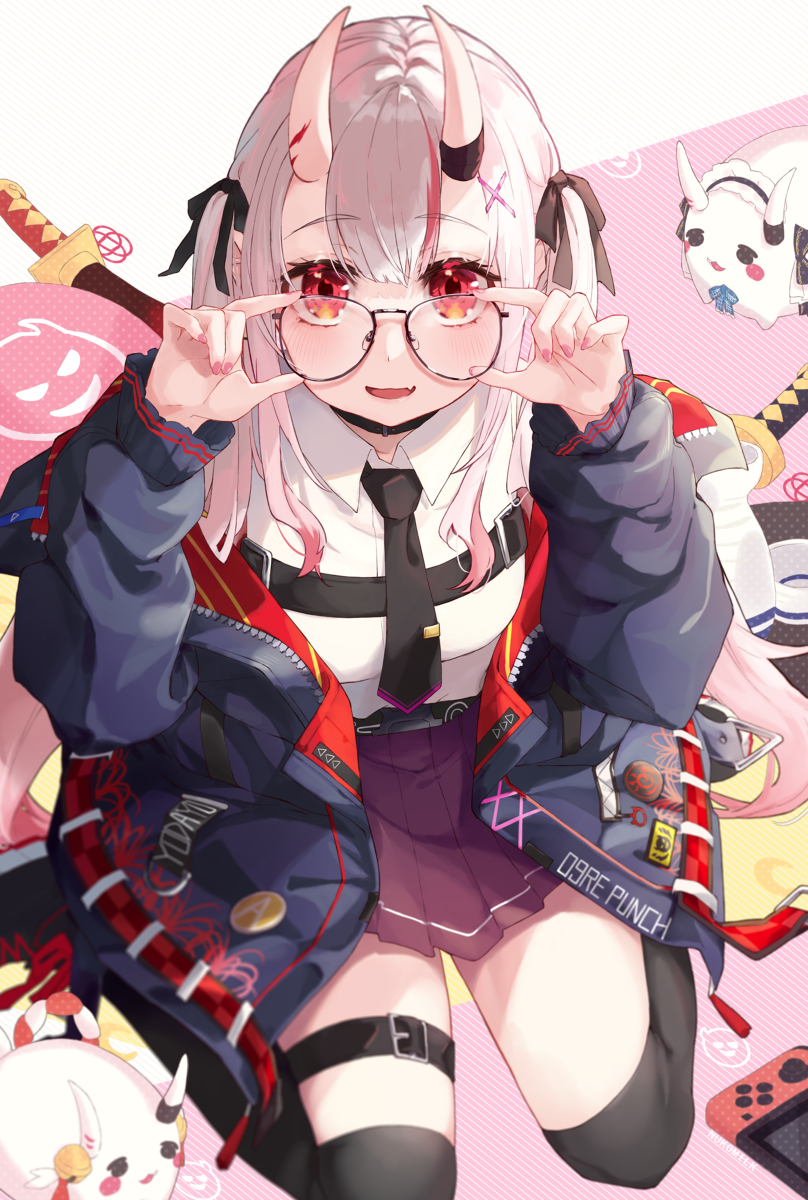 This is a pixiv picture whose title is めがねなあやめちゃん.