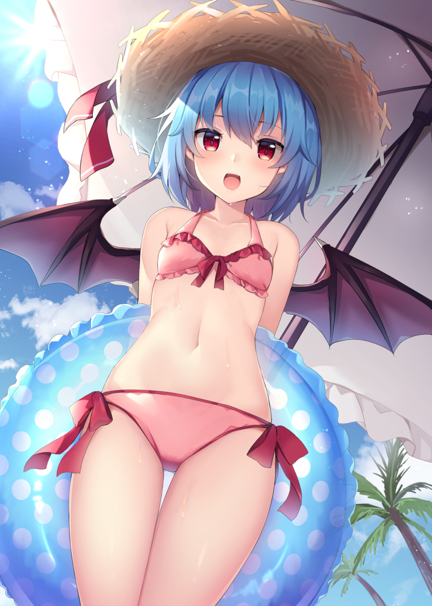 This is a pixiv picture whose title is 水着レミリア.
