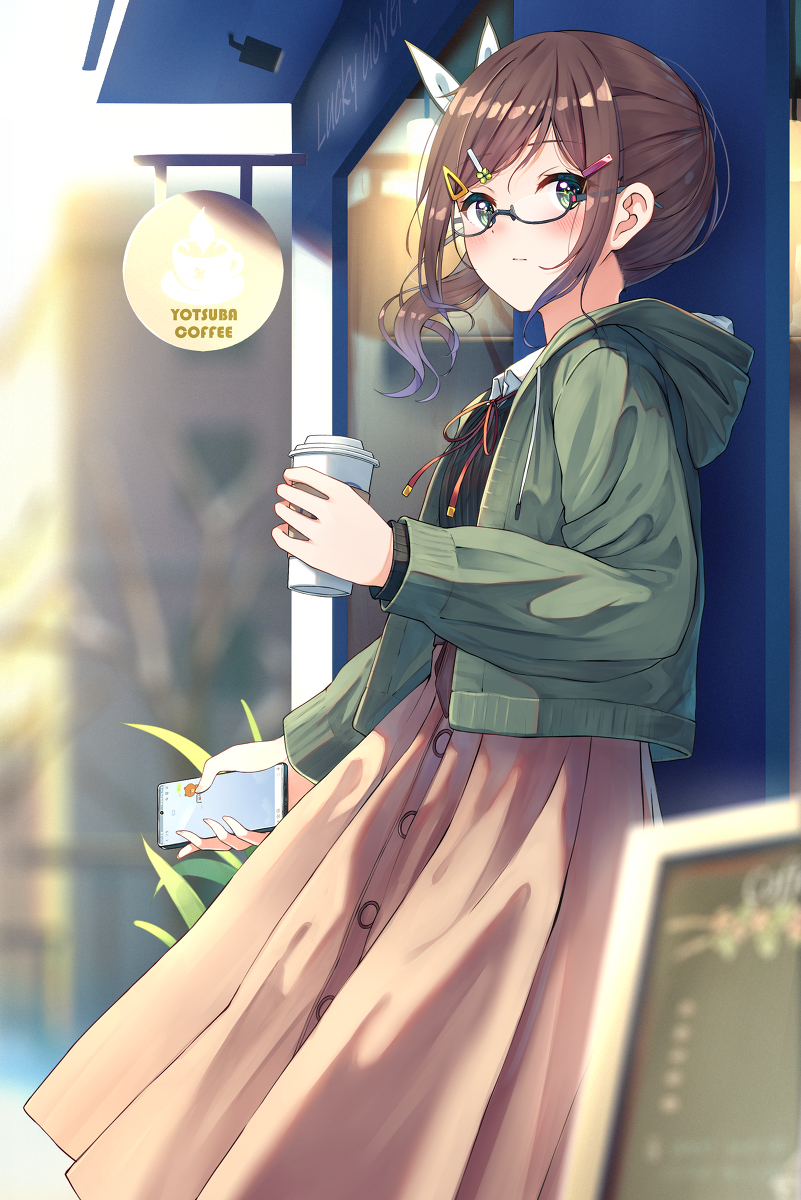 This is a pixiv picture whose title is 待ち合わせ.