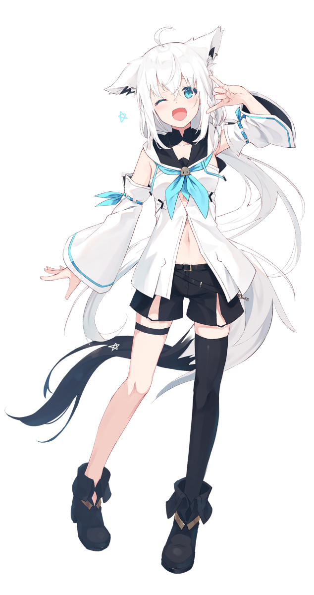 This is a pixiv picture whose title is 白上フブキ.