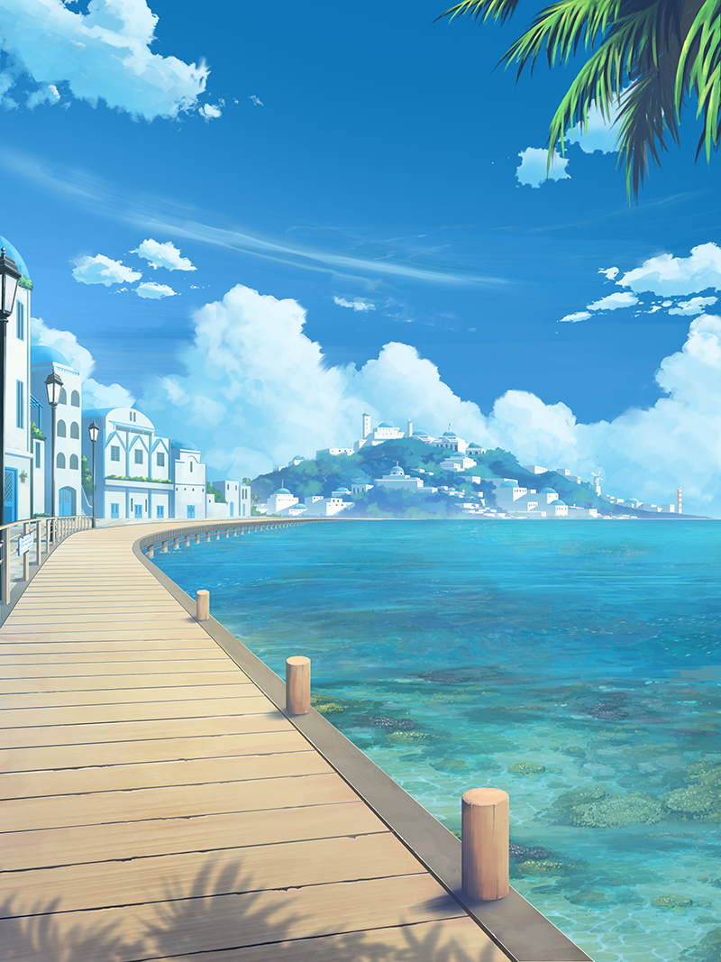 This is a pixiv picture whose title is 海.