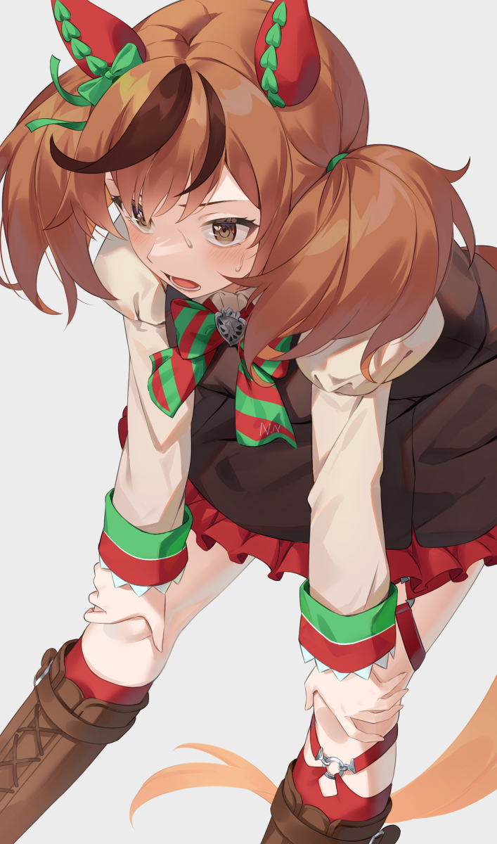 This is a pixiv picture whose title is 頑張るネイチャ.