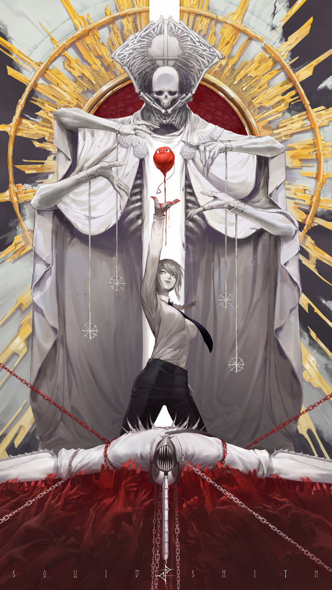 This is a pixiv picture whose title is 《一个圣彼得十字脑洞有感》.