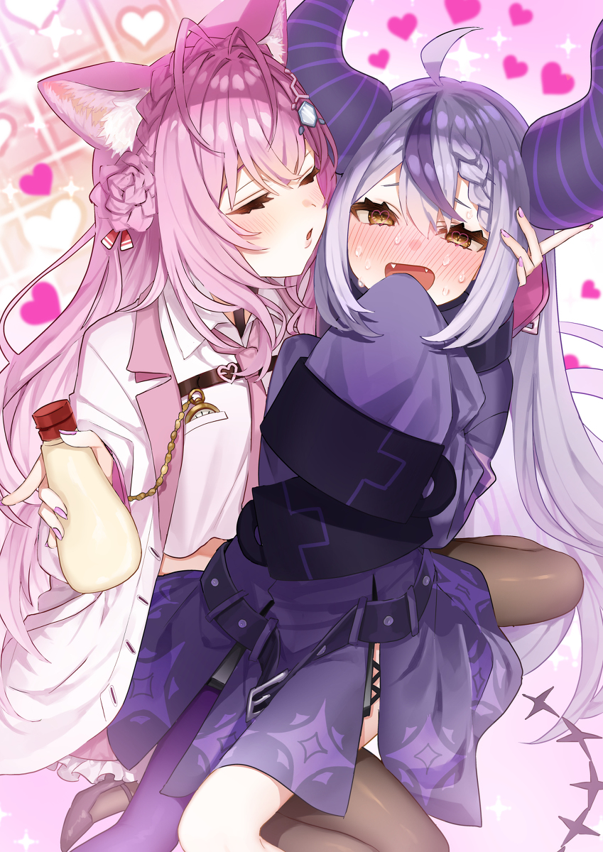 This is a pixiv picture whose title is 💗💜💗👶💦💗💜💗.