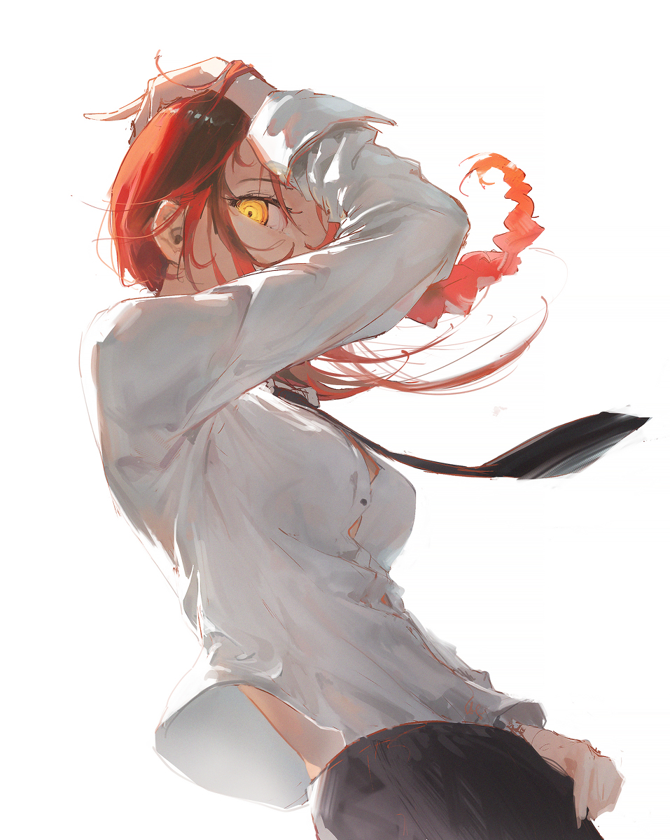 This is a pixiv picture whose title is makima.