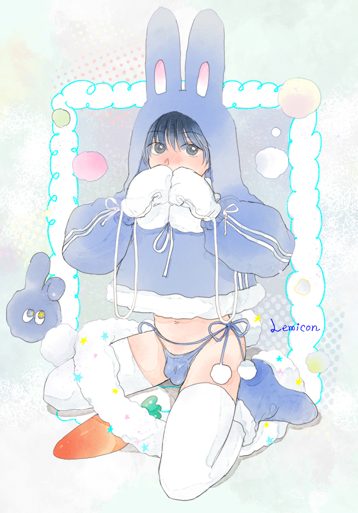 This is a pixiv picture whose title is ふゆうさ🐇❄.
