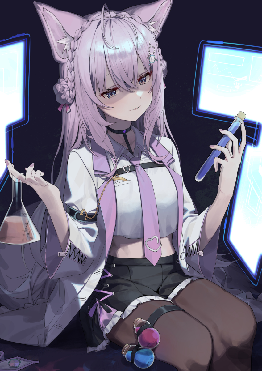 This is a pixiv picture whose title is 博衣こより.