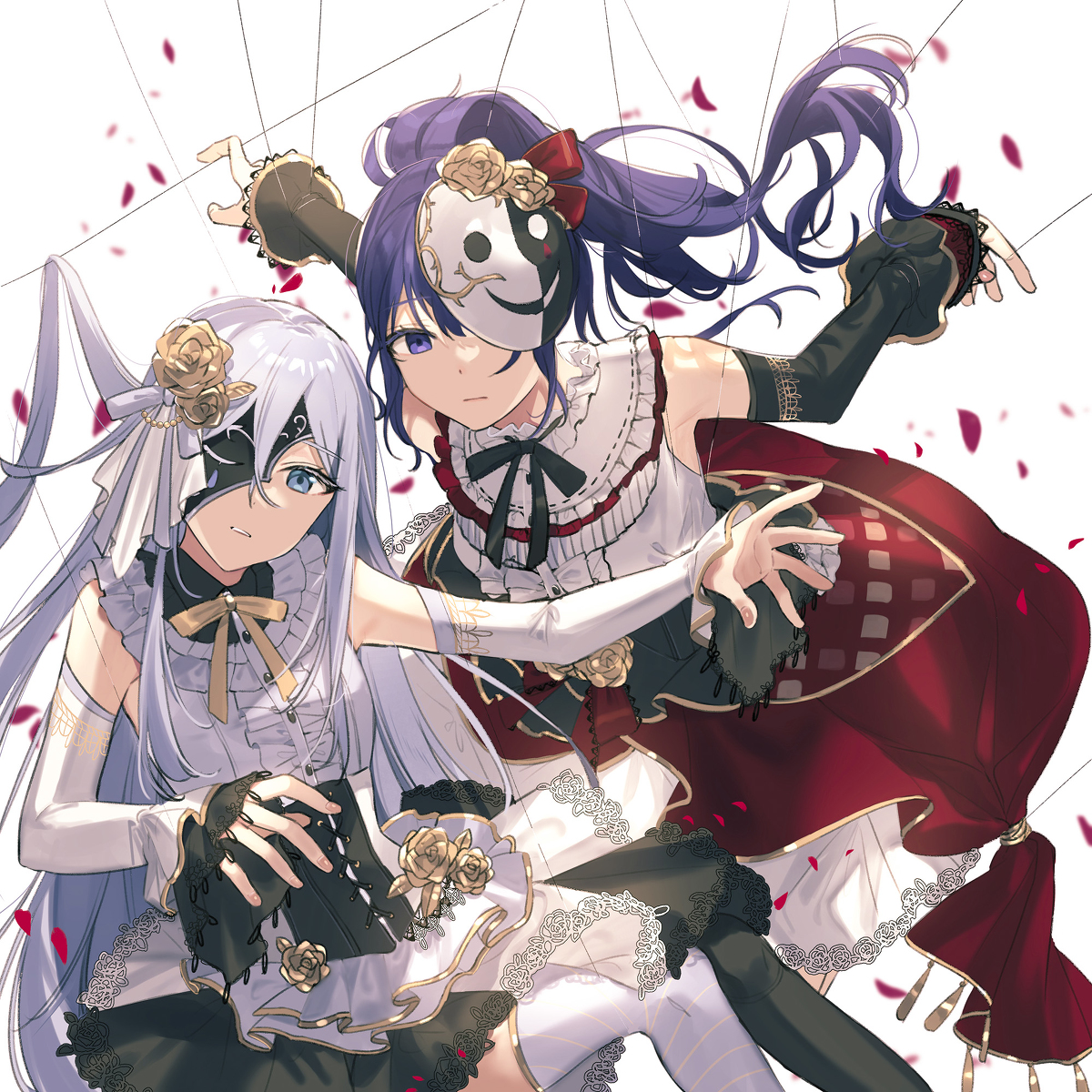 This is a pixiv picture whose title is 囚われのマリオネット.