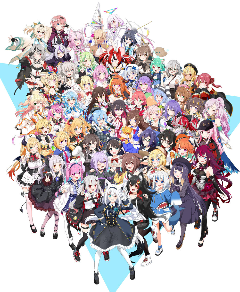 This is a pixiv picture whose title is Hololive Project Eternity -X-.