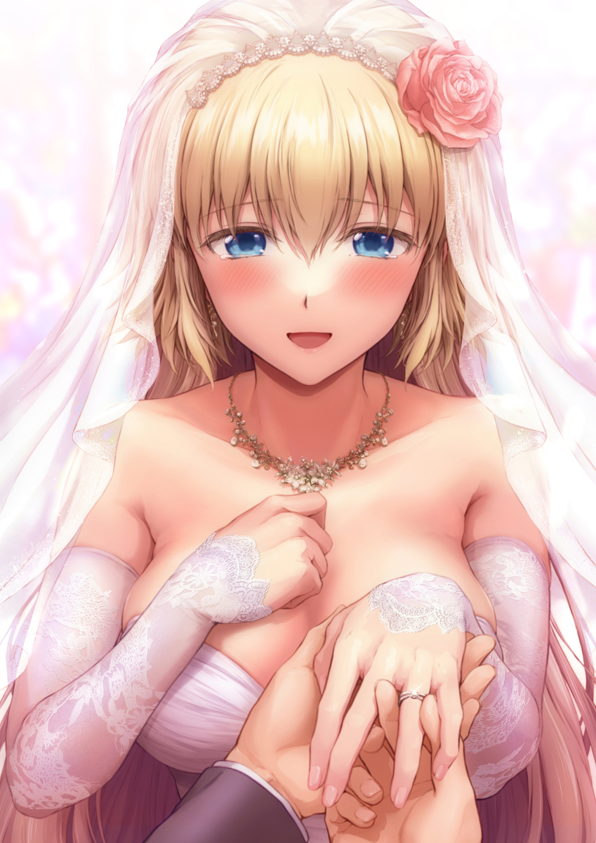 This is a pixiv picture whose title is ウエディングジャンヌ💍.