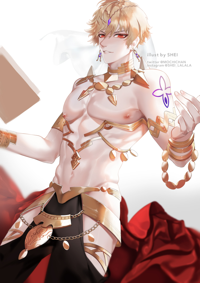 This is a pixiv picture whose title is ギル.