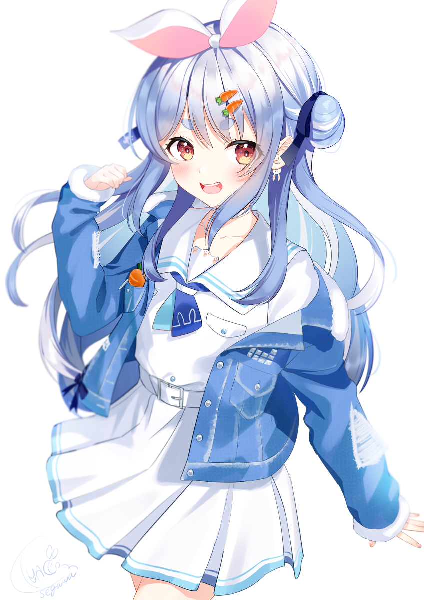 This is a pixiv picture whose title is 新衣装ぺこーら.