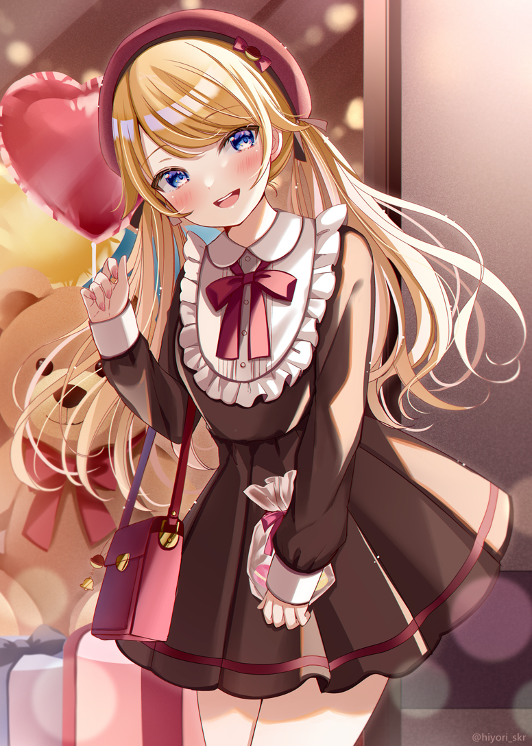 This is a pixiv picture whose title is 「こっちだよ～♡」.
