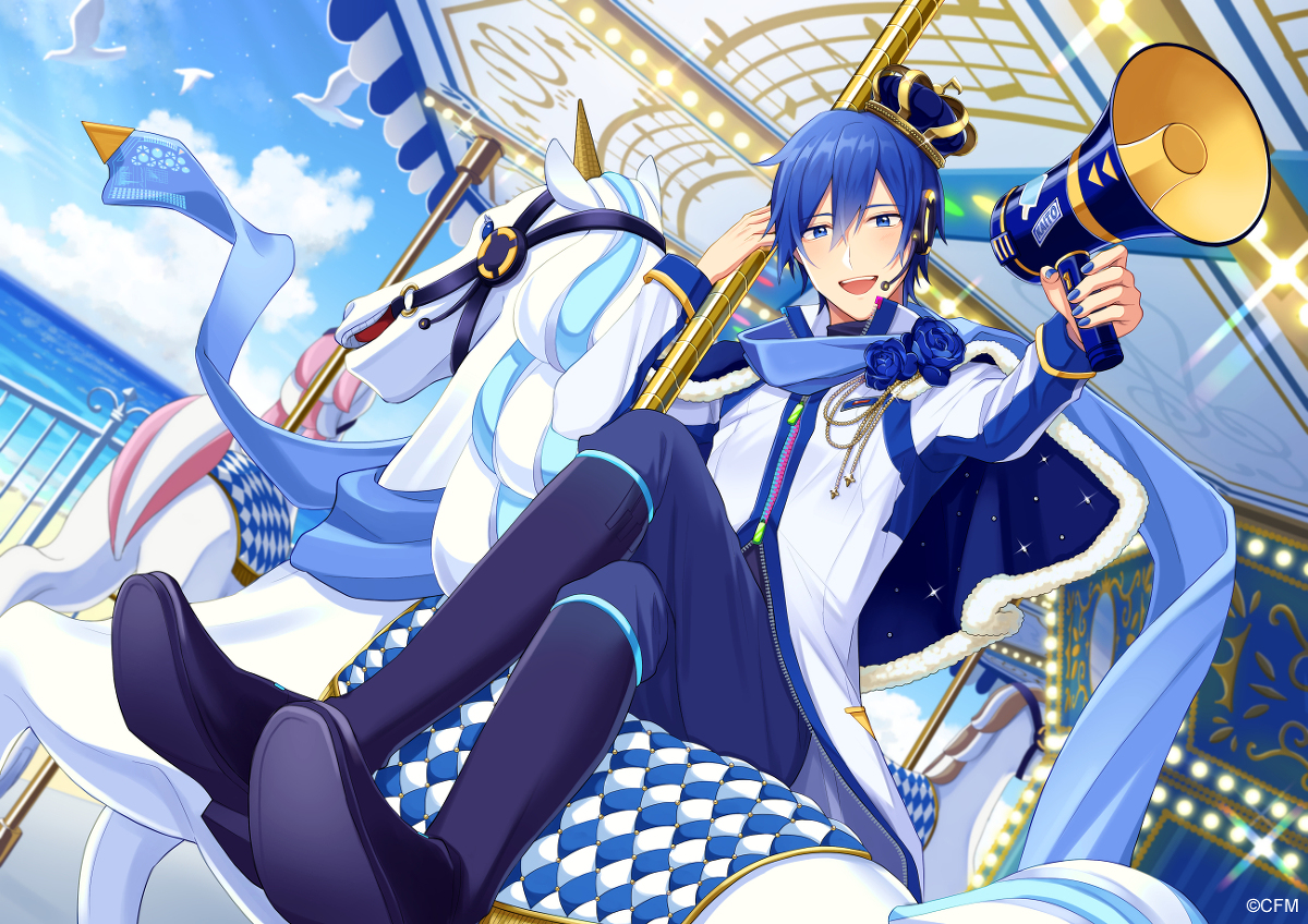 This is a pixiv picture whose title is KAITO 15th Anniversary / パブミラー.