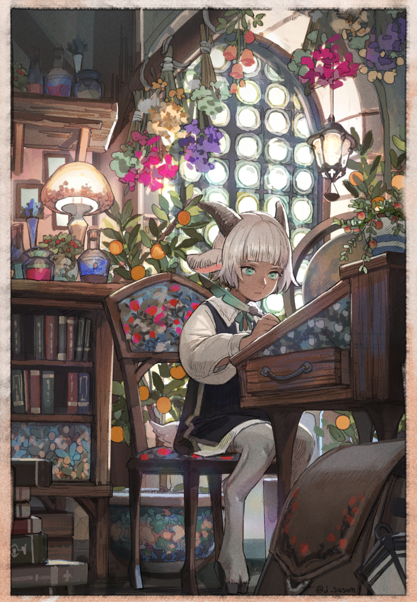 This is a pixiv picture whose title is 部屋.