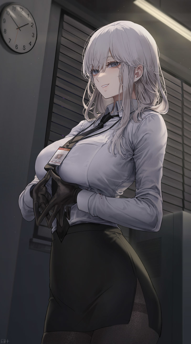 This is a pixiv picture whose title is 深夜.