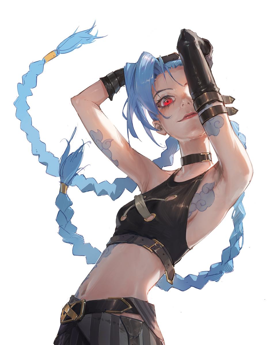 This is a pixiv picture whose title is jinx.