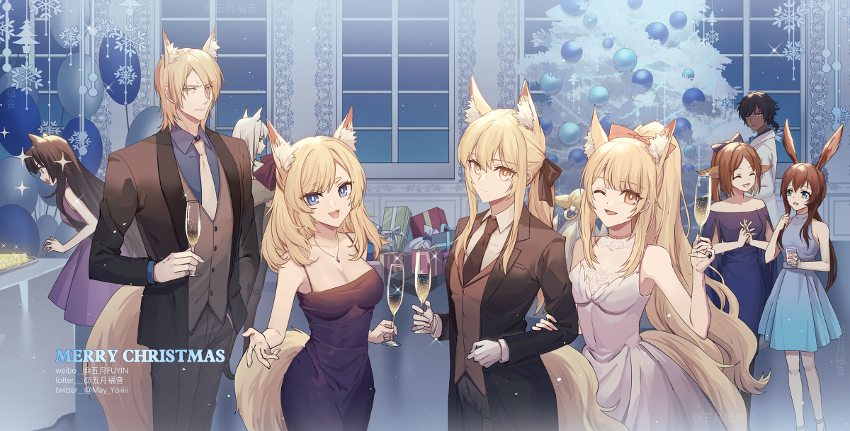 This is a pixiv picture whose title is party.