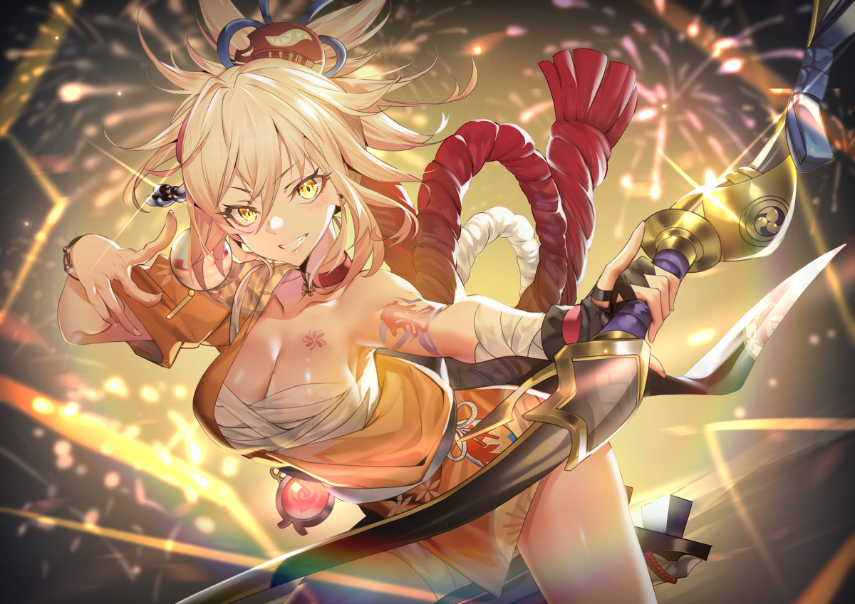 This is a pixiv picture whose title is 宵宮ちゃん.