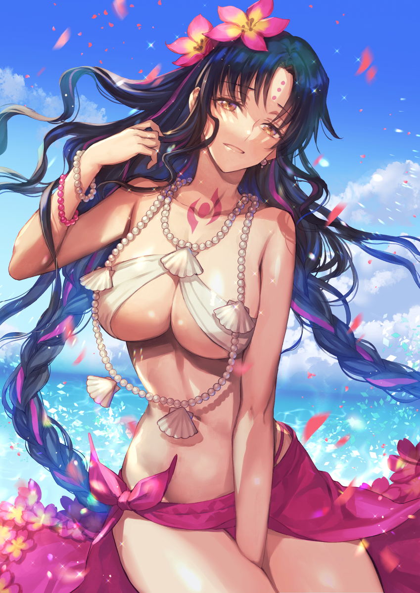 This is a pixiv picture whose title is 真夏のキアラさん.