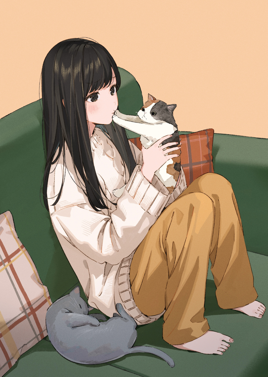 This is a pixiv picture whose title is キスやだ.