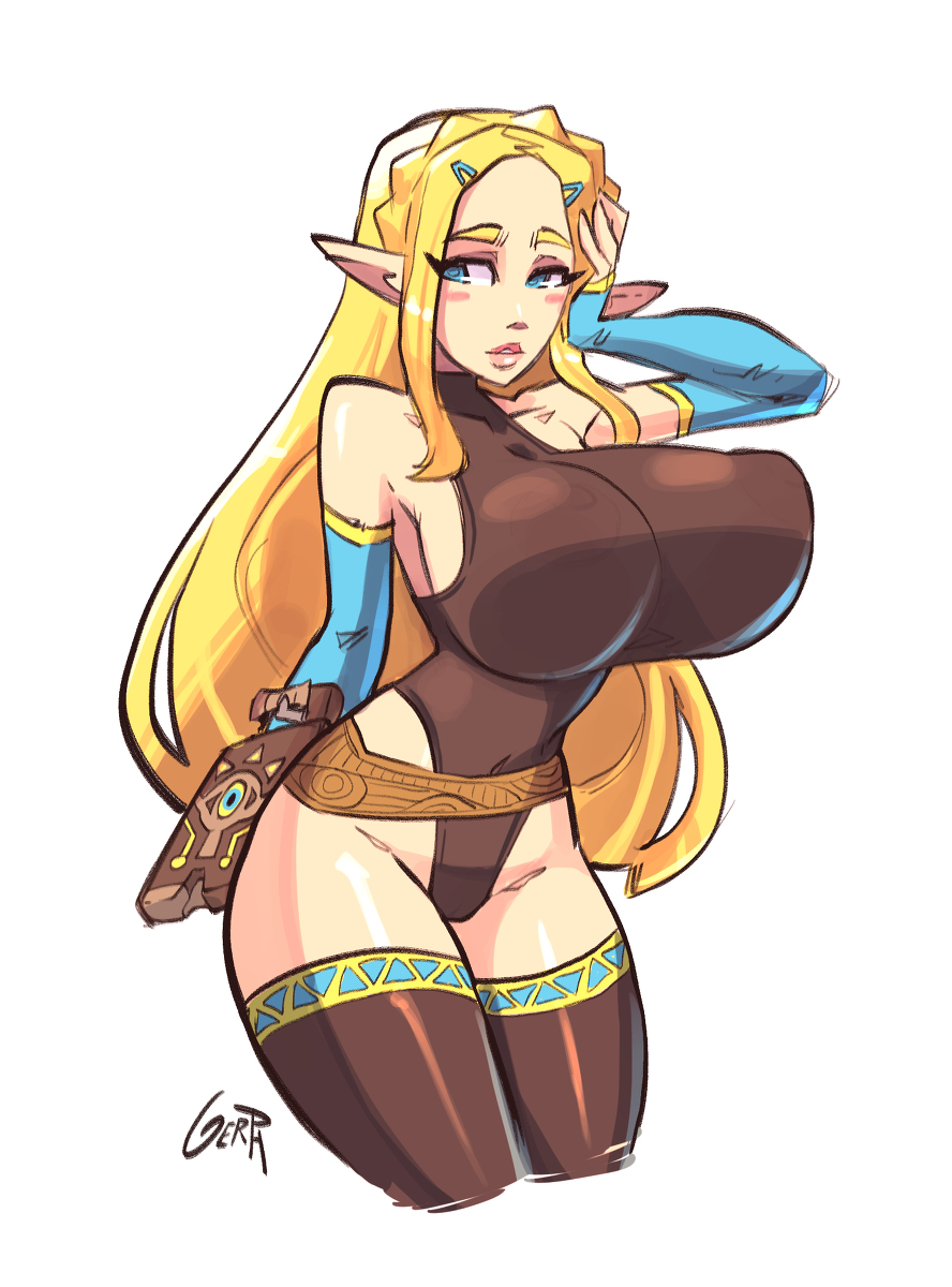 This is a pixiv picture whose title is Hot Zelda.