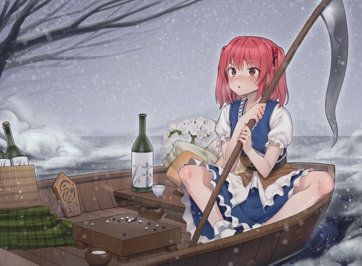 This is a pixiv picture whose title is 小野塚小町.