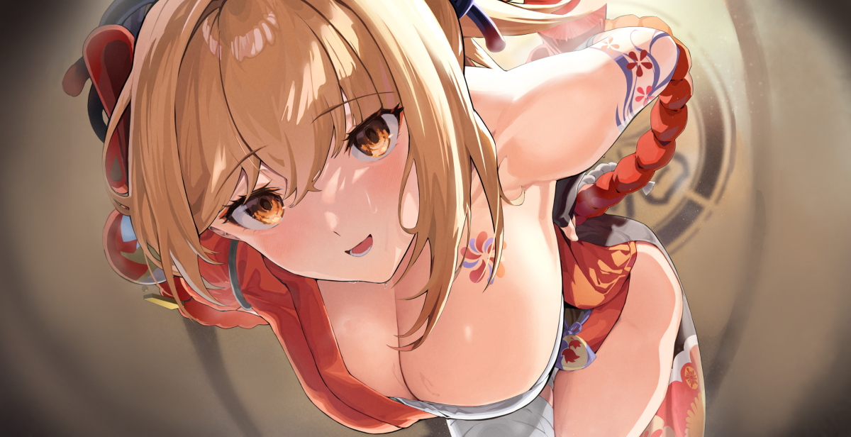 This is a pixiv picture whose title is 宵宫.