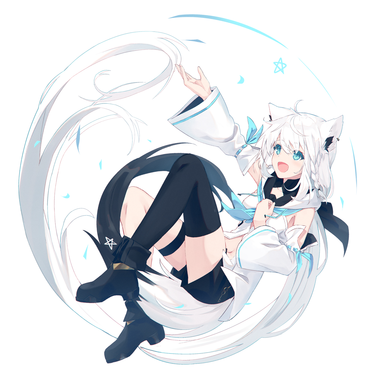 This is a pixiv picture whose title is 白上フブキ.