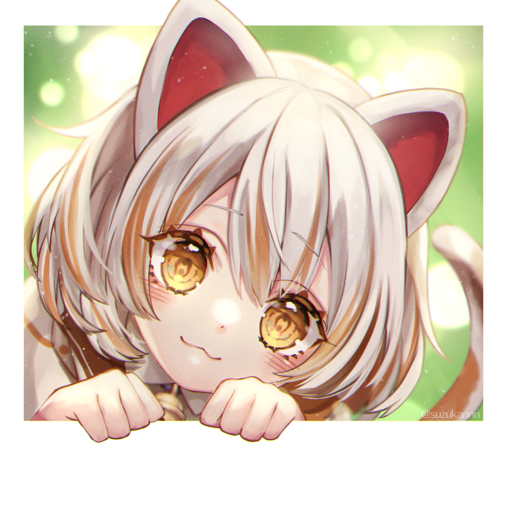 This is a pixiv picture whose title is あざとがはみ出る豪徳寺.