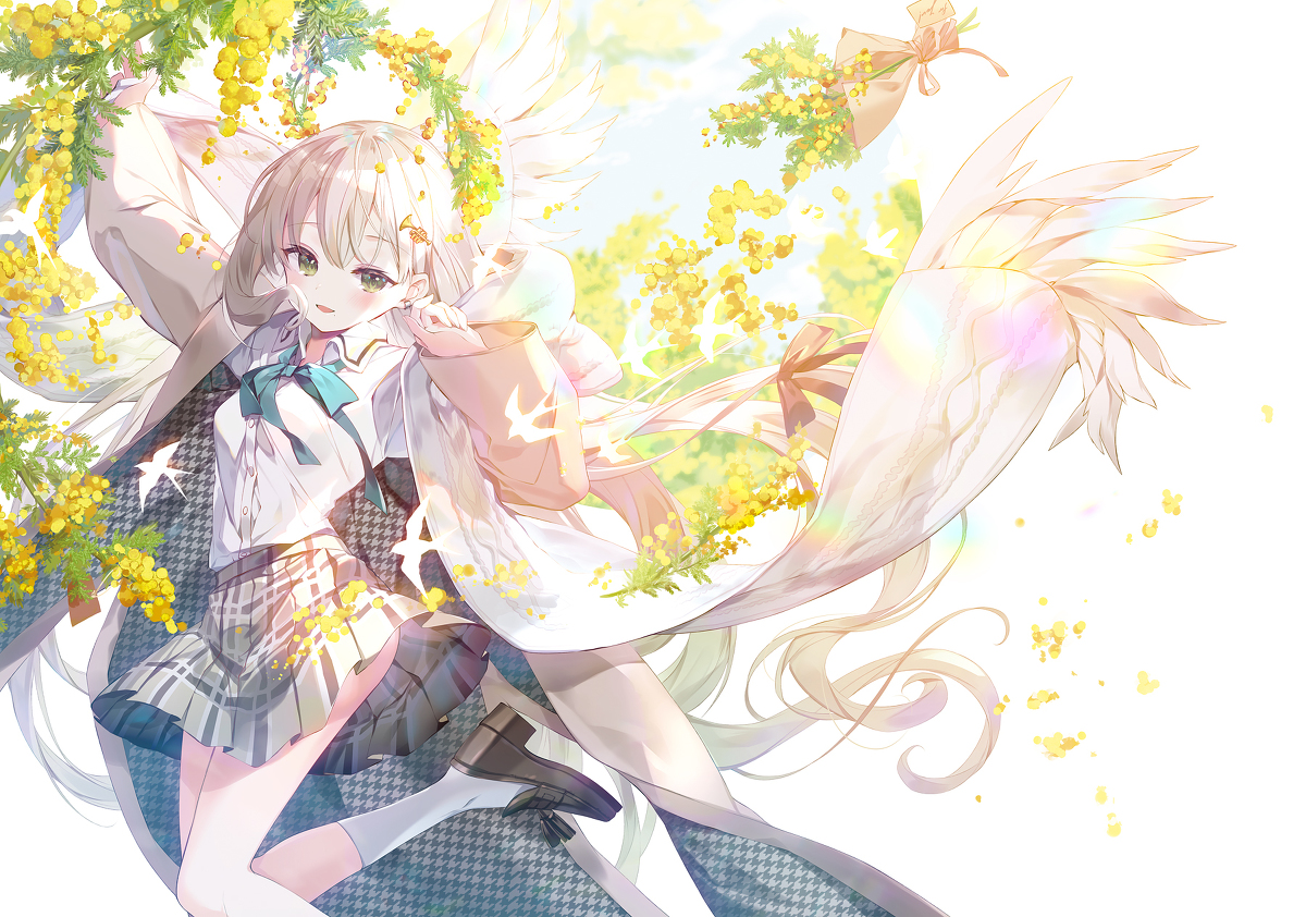 This is a pixiv picture whose title is 春を告げる.