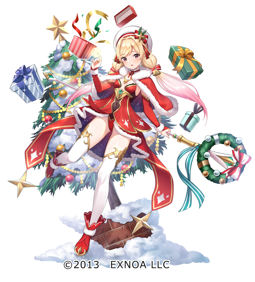 This is a pixiv picture whose title is 【千年戦争アイギス】祝福の贈り人テュト.