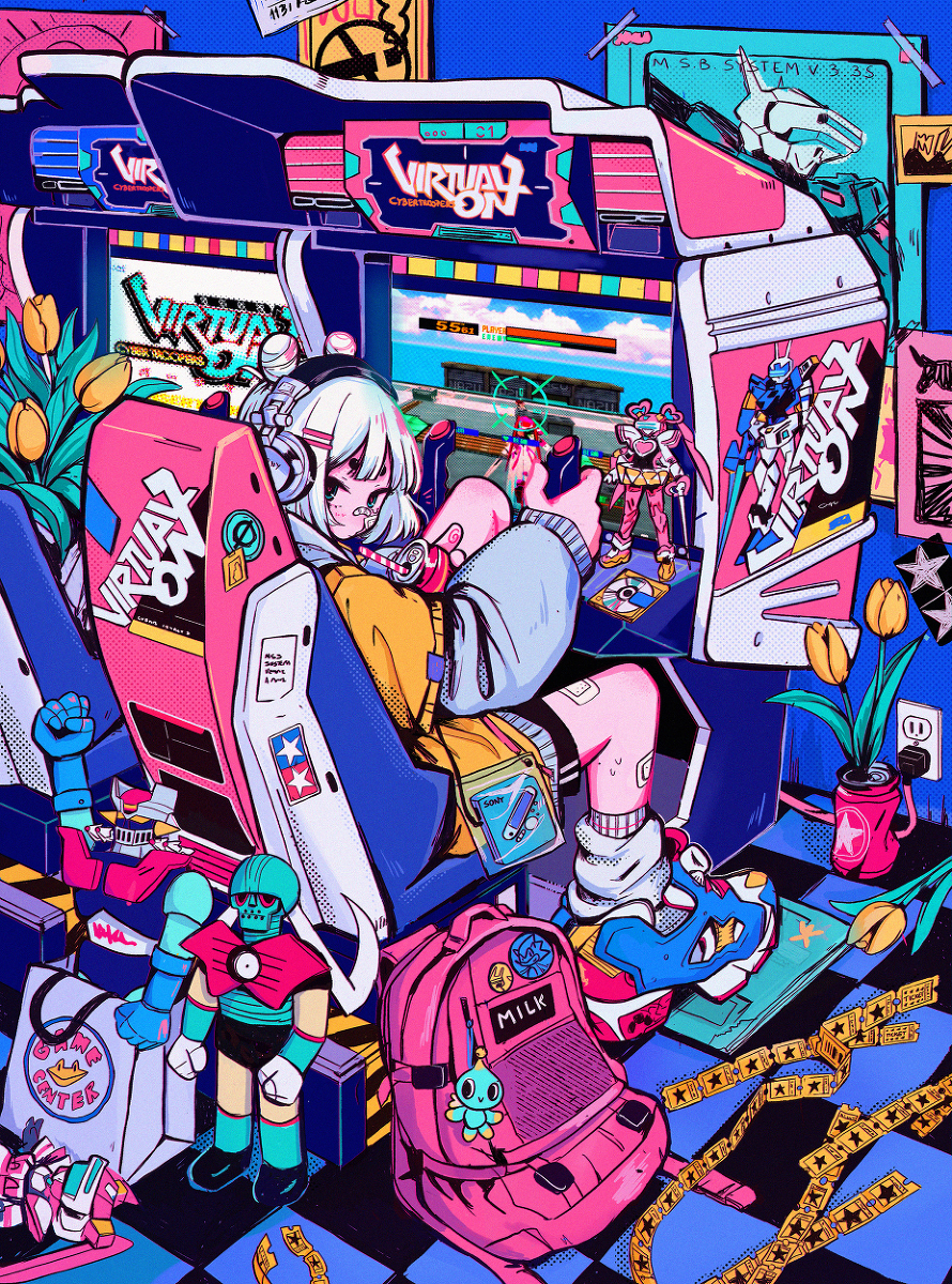 This is a pixiv picture whose title is virtuaroid.