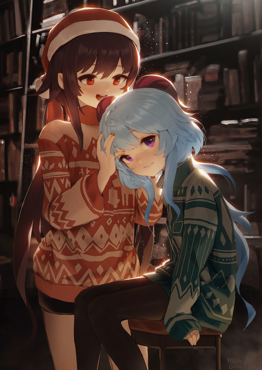 This is a pixiv picture whose title is Christmas.