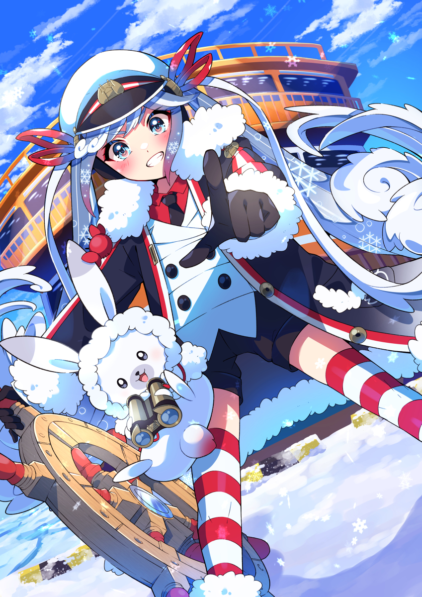 This is a pixiv picture whose title is SNOW MIKU 2022.