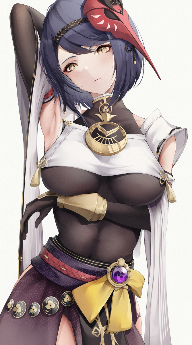 This is a pixiv picture whose title is 九条裟羅.