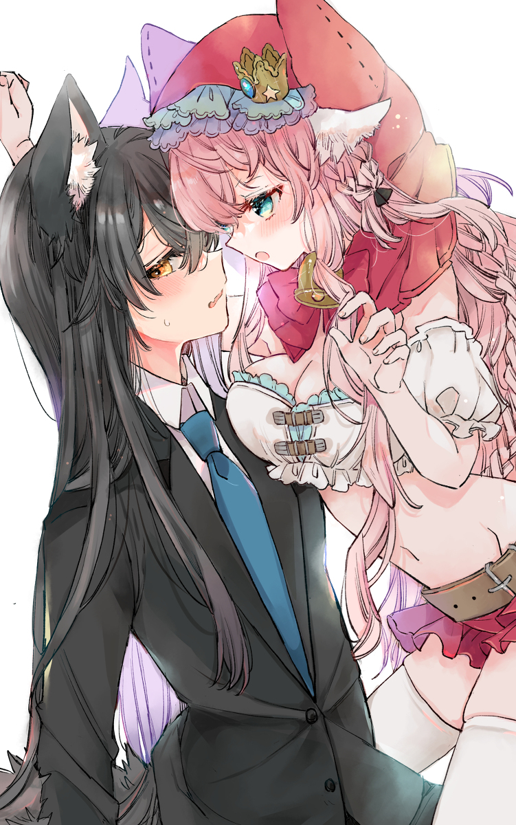 This is a pixiv picture whose title is 🐏「食べちゃうぞ！」.