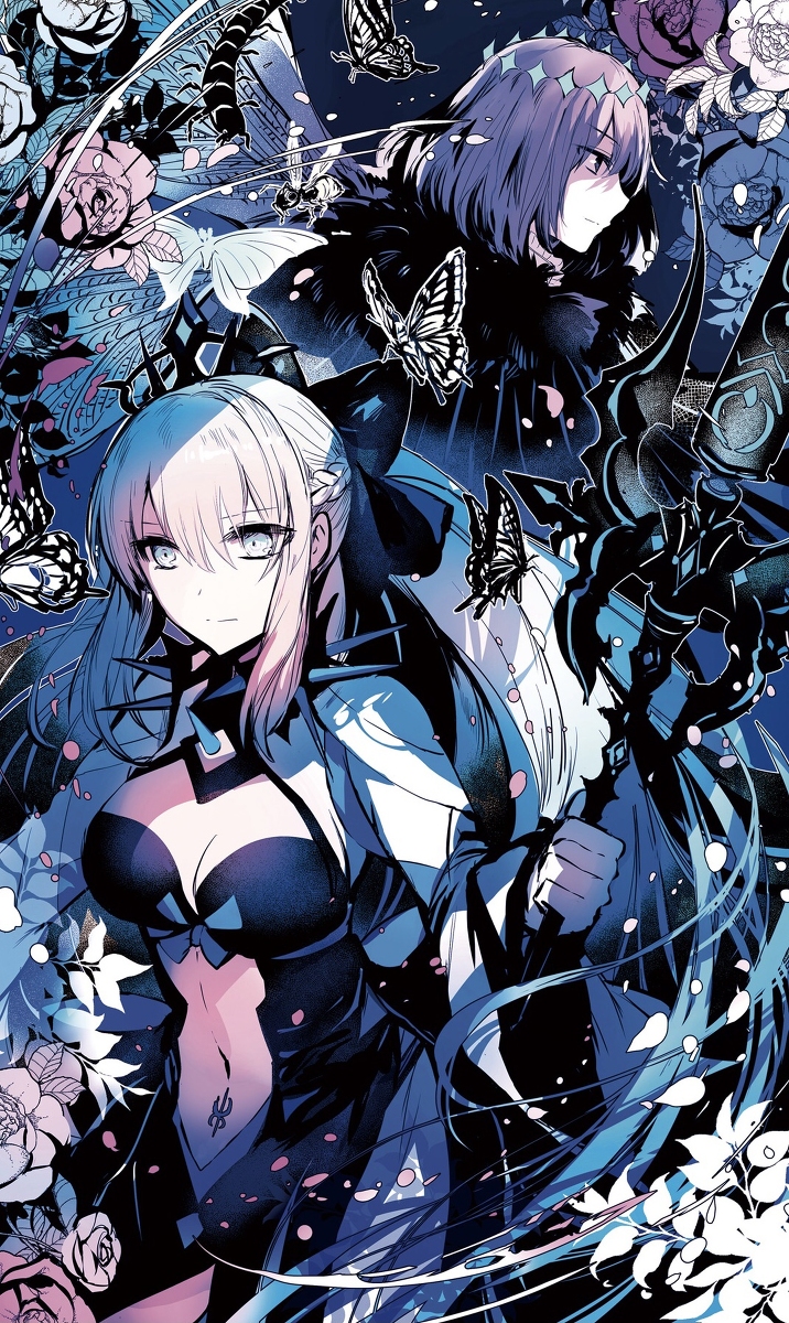 This is a pixiv picture whose title is 【C99新刊】モルガンとオベロン.