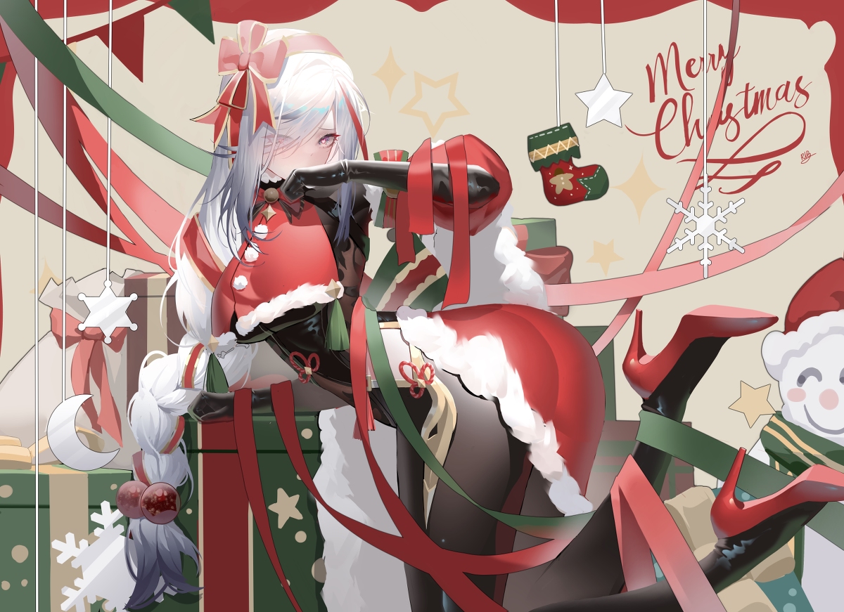 This is a pixiv picture whose title is Merry Christmas.